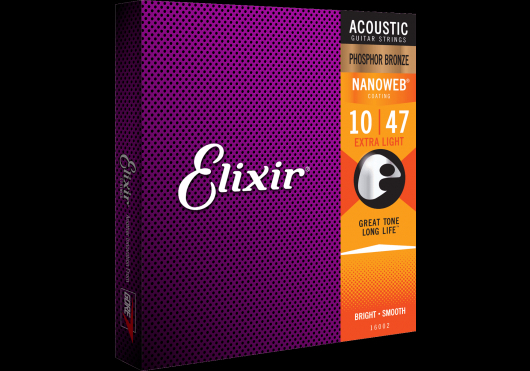 ELIXIR 16002 - 10/47 Phosphore Bronze